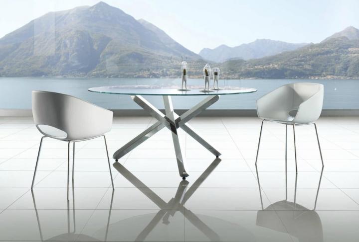 10 mesas redondas de cristal para tu hogar