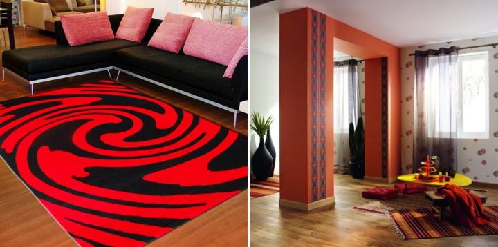 Accesorios de decoración: alfombras