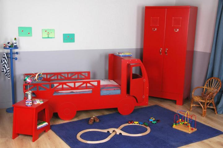 Habitaciones infantiles de bomberos