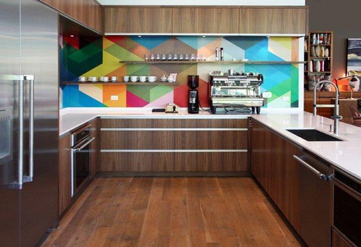 Idea decorativa para una cocina llena de color y alegría