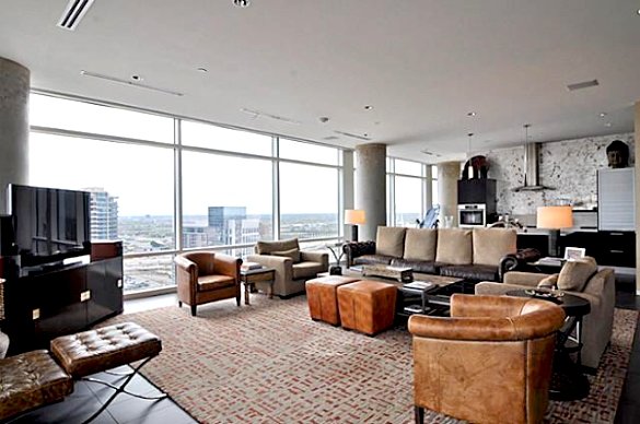 El apartamento de Khloe Kardashian en Dallas