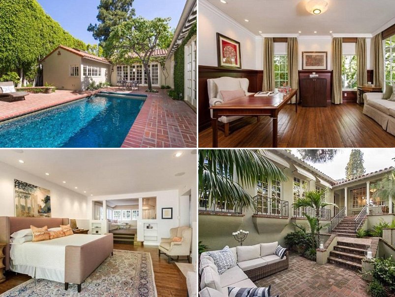 Jodie Foster pone en venta su villa de Hollywood. Decoración del hogar.