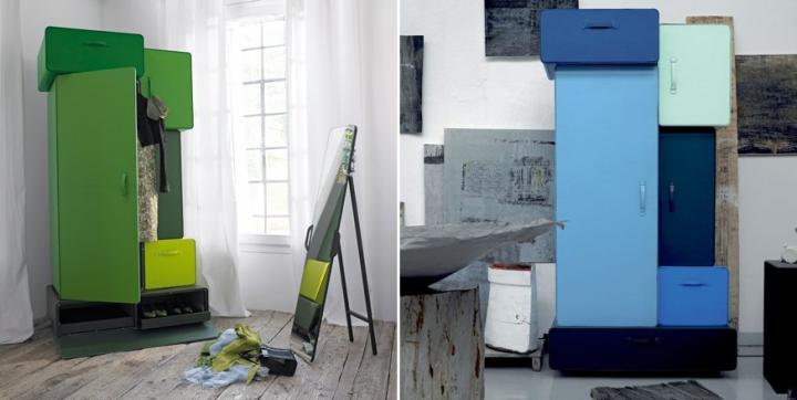 Armarios de la colecci&oacute;n Valises de Casamania