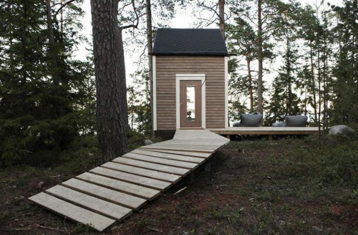 Cabaña de madera por menos de 10.000 euros