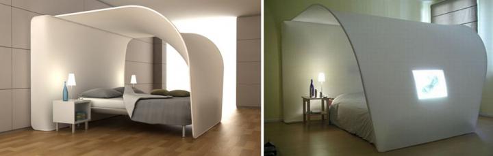 Camas con dosel. Celeste Sky Bed