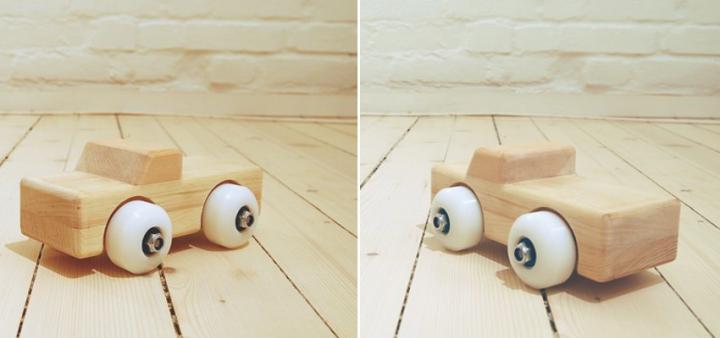 Coche de madera Ram de la firma Gridy