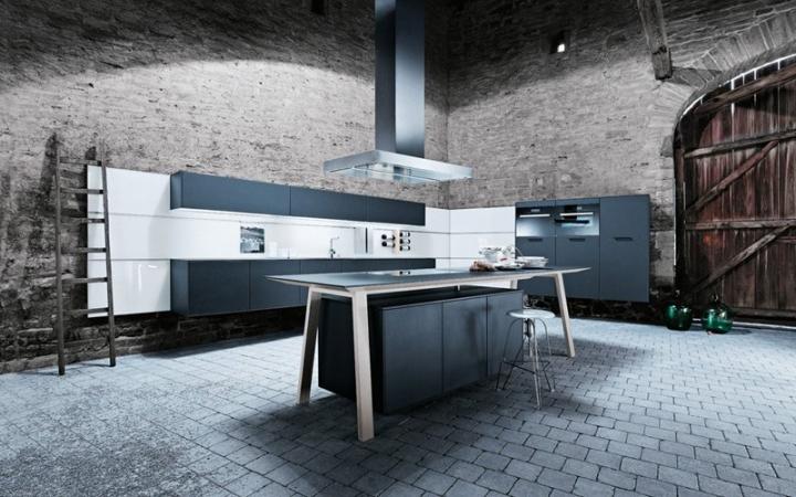Cocina NX 500 Negro lava