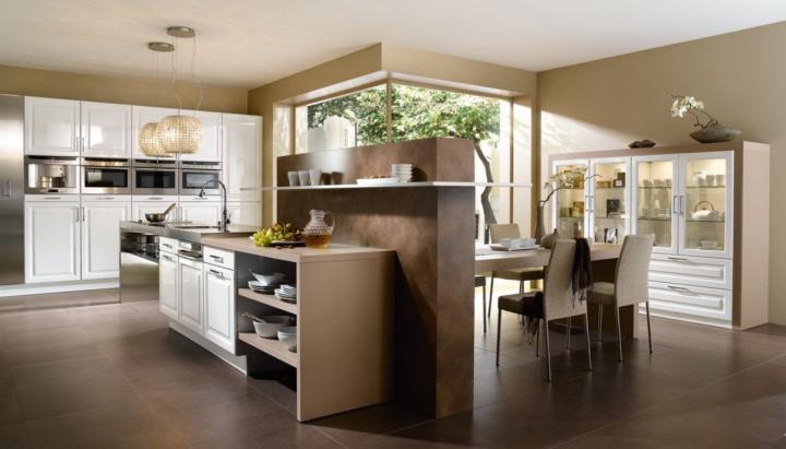 El color marr&oacute;n en la cocina