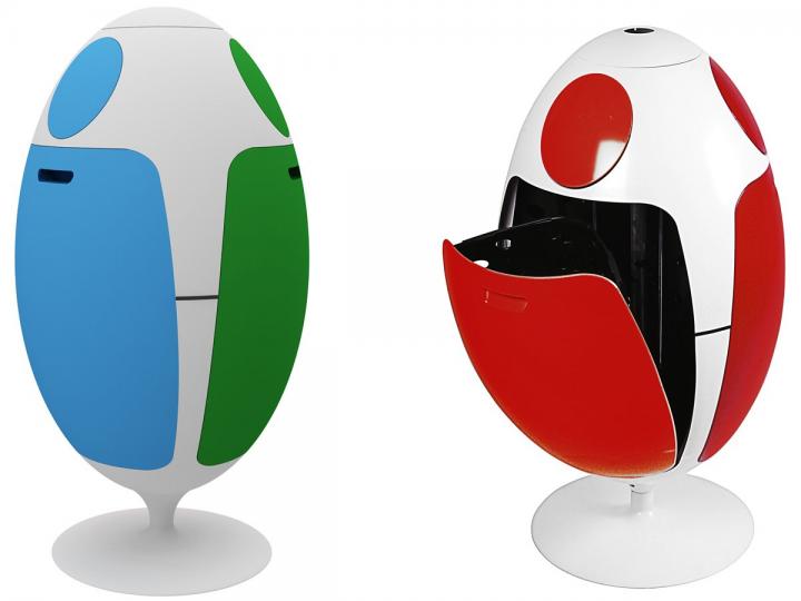 Cubo de basura Ovetto