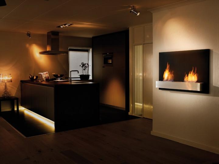 Decoraci&oacute;n con chimeneas Safretti. Chimenea Riviera