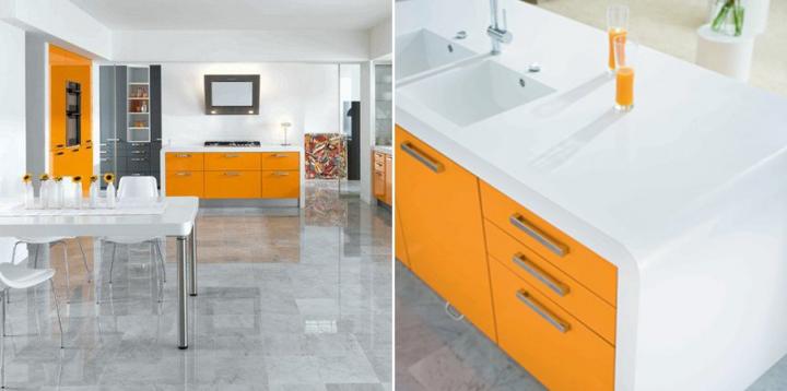 Decoraci&oacute;n de cocinas: Arcos Sunset Orange