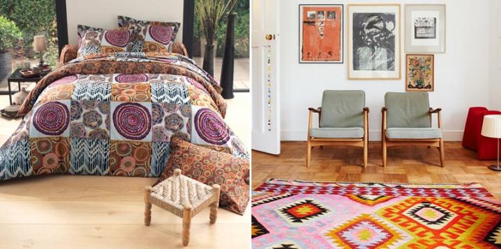 Decoraci&oacute;n del hogar con estilo patchwork