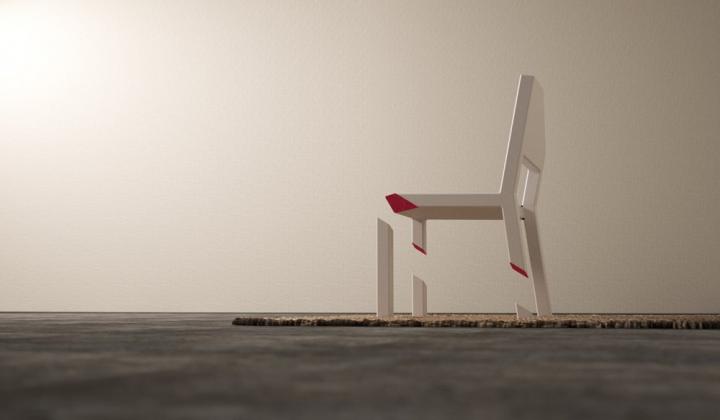 Dise&ntilde;o de sillas: Cut Chair