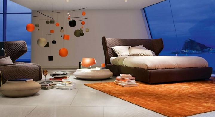 Dormitorios Roche Bobois. Cama Egos