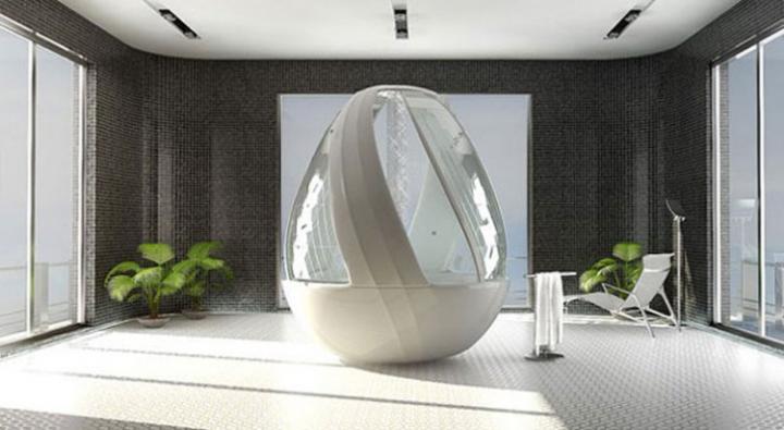 Ducha estilo moderno Egg Shower