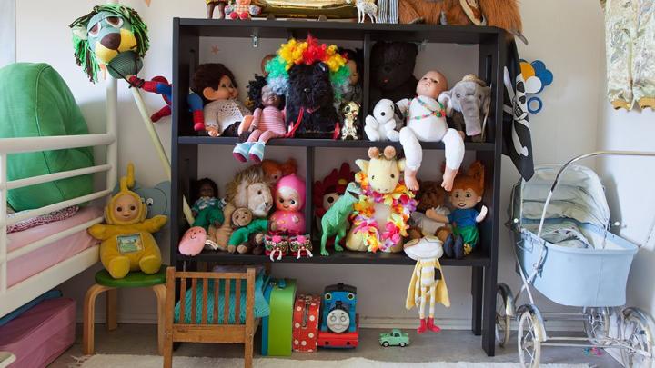 Estantería para una habitación infantil de la  colección Ikea PS 2012