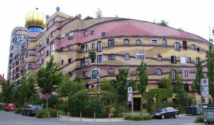 Fotos del edificio Waldspirale en Darmstadt 