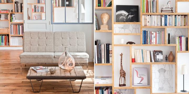 Fotos del loft parisino minimalista