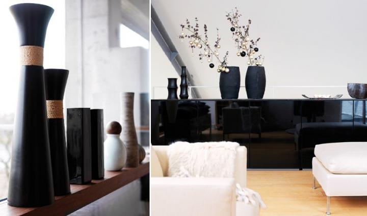 Imágenes del apartamento tipo loft minimalista en blanco y negro