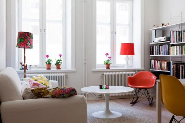 Imágenes de decoración de un apartamento basado en el blanco