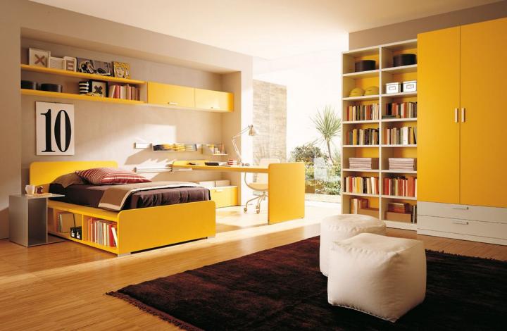 Influencia del color en las habitaciones. Habitaciones de color amarillo