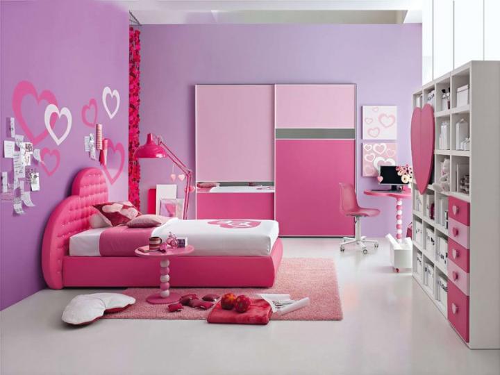 Influencia del color en las habitaciones. Habitaciones de color rosa