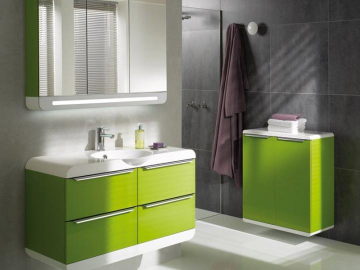 Inspiración cuartos de baño:  decoración en verde. Colección Ego de Decotec
