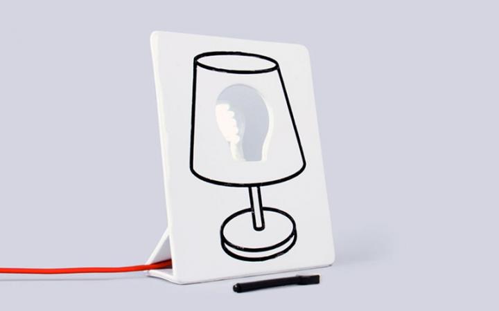 Lámparas de sobremesa de diseño Drawlamp 
