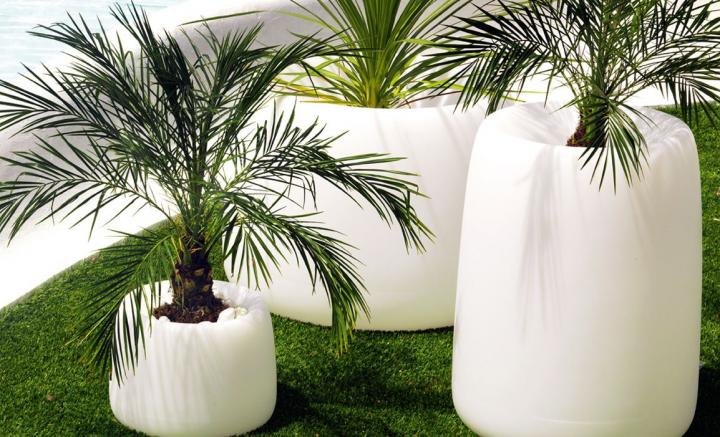 Macetas de exterior decorativas