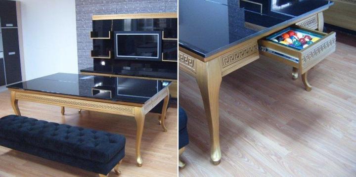 Mesa de billar convertible