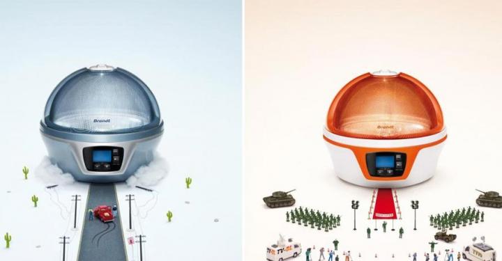 Microondas Spoutnik de la firma Brandt