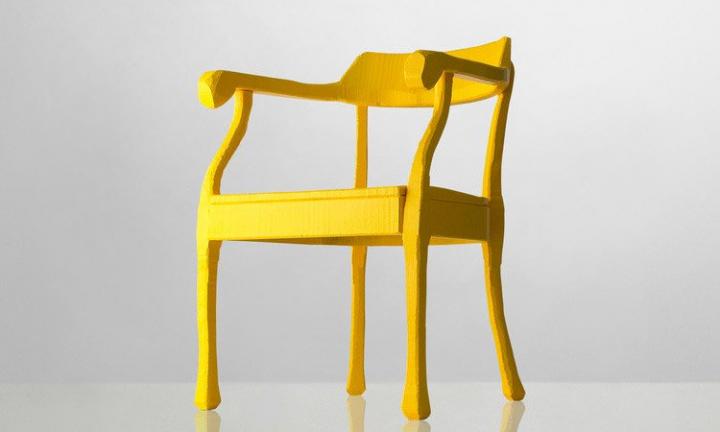 Muebles para una decoración en amarillo: silla Raw