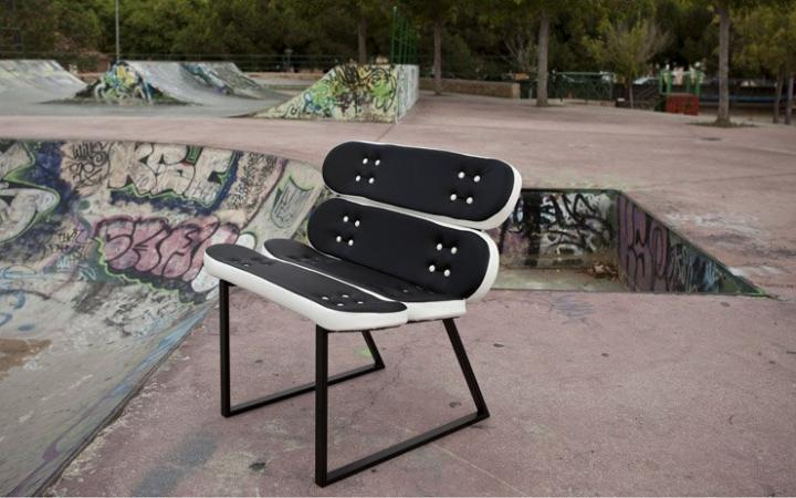Originales muebles de Skate-Home