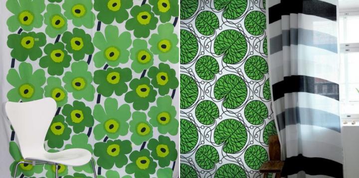 Papel pintado colorido con motivos florales