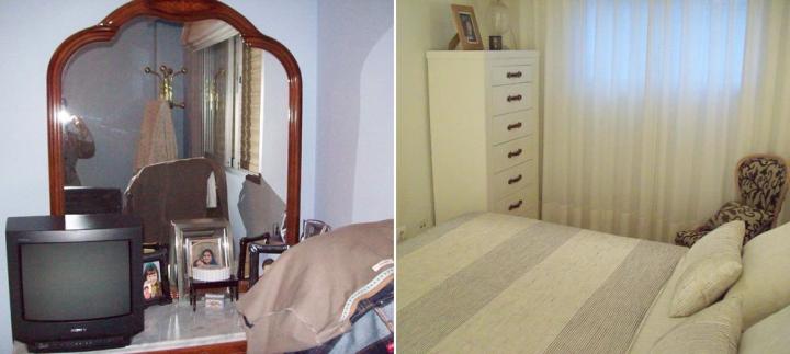 Proyecto de decoración de un dormitorio principal. Decoración del hogar.