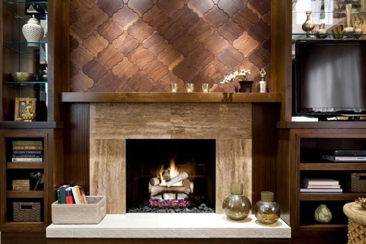 Revestimiento mural de madera de la colección Enigma