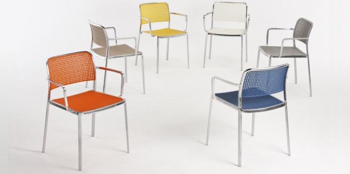 Sillas Audrey de Piero Lissoni