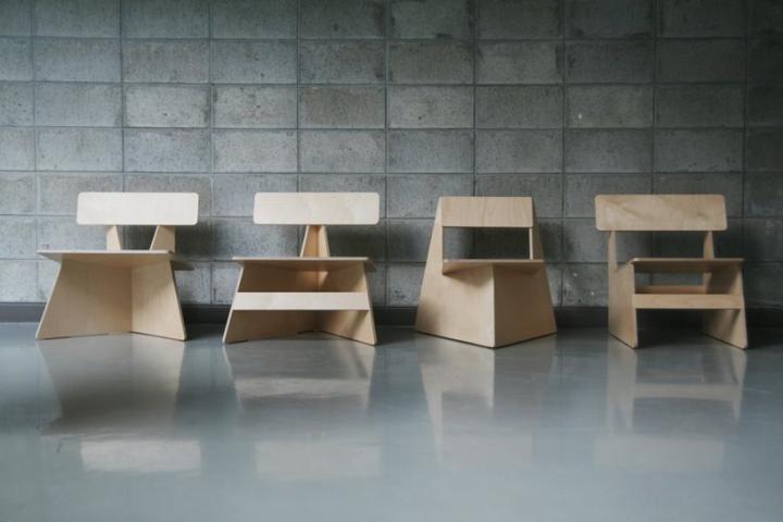 Colección de sillas Four Brothers del diseñador Seungji Mun
