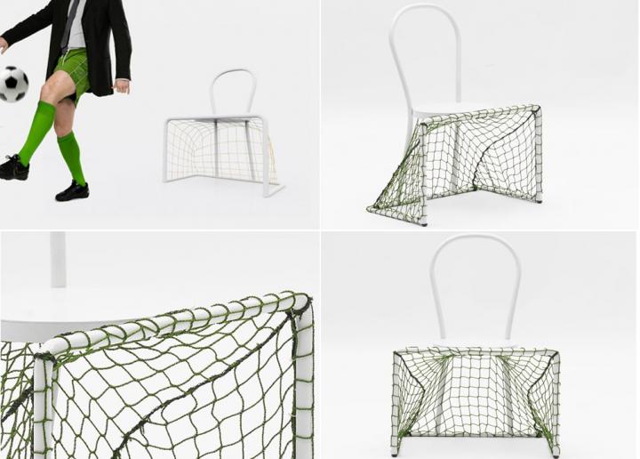 Sillas LAzy Football de Emanuele Magini