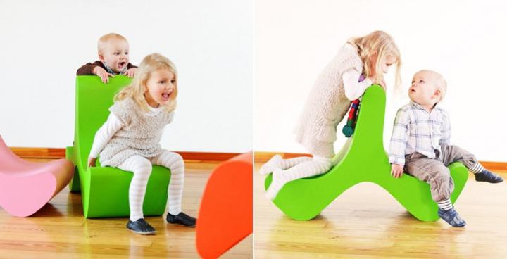 Sillones para ni&ntilde;os Flip de Marco Hemmerling