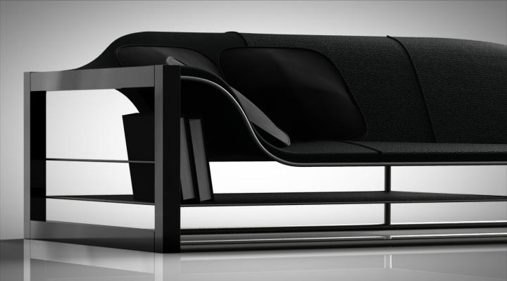 Sofás de diseño. Sofá Bucéfalo de Emanuele Canova