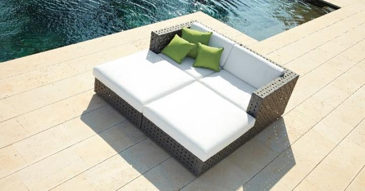 Sof&aacute; de mimbre trenzado Aladecor