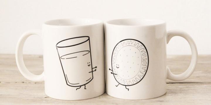 Tazas con mensajes positivos de Mr. Wonderful