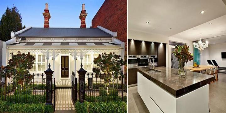 Una villa llena de contrastes en Melbourne
