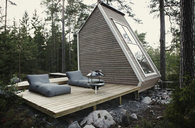 Cabaña de madera por menos de 10.000 euros