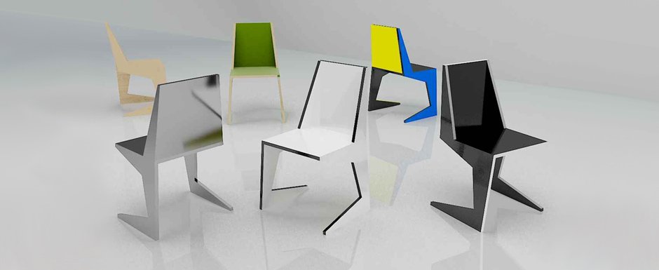 Innovadora silla Kandinsky del estudio Tresenvespa