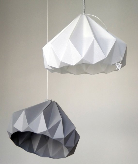 Lámparas Origami