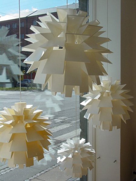 Lámparas Origami del estudio Normann