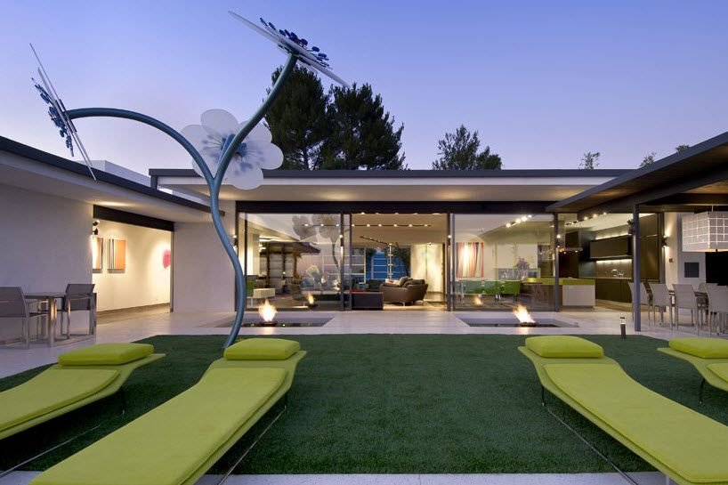 La nueva casa de Matthew Perry en Hollywood Hills