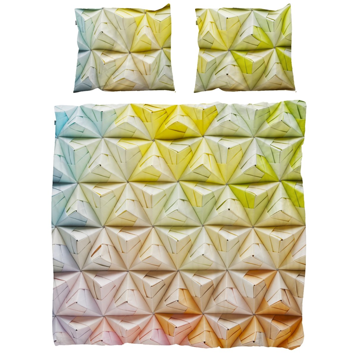 Ropa de cama Geogami, Origami en 3D